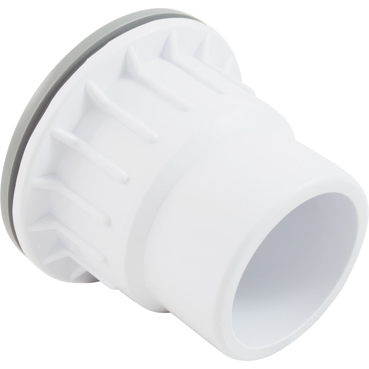 Wall Fitting, CMP FiberGlass, with Gasket, 1-1/2" Slip, Gray : 25523-501-100