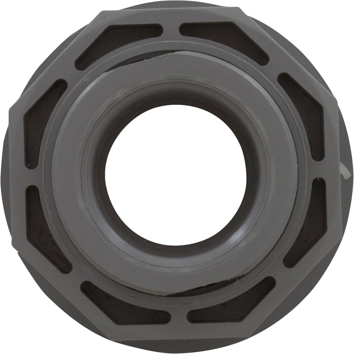 Wall Return Fitting, CMP, 1-1/2" x 1-1/2" Vinyl, Gray : 25522-001-000