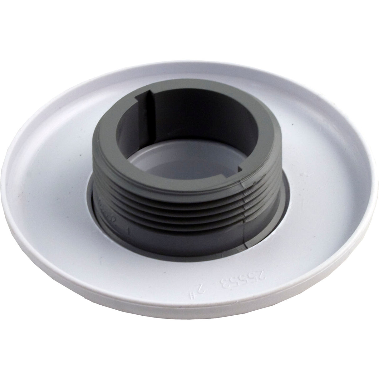 Eyeball Fitting, CMP, 1-1/2"mpt, 3-3/4"fd, 3/4"Orifice, Wht : 25553-300-000