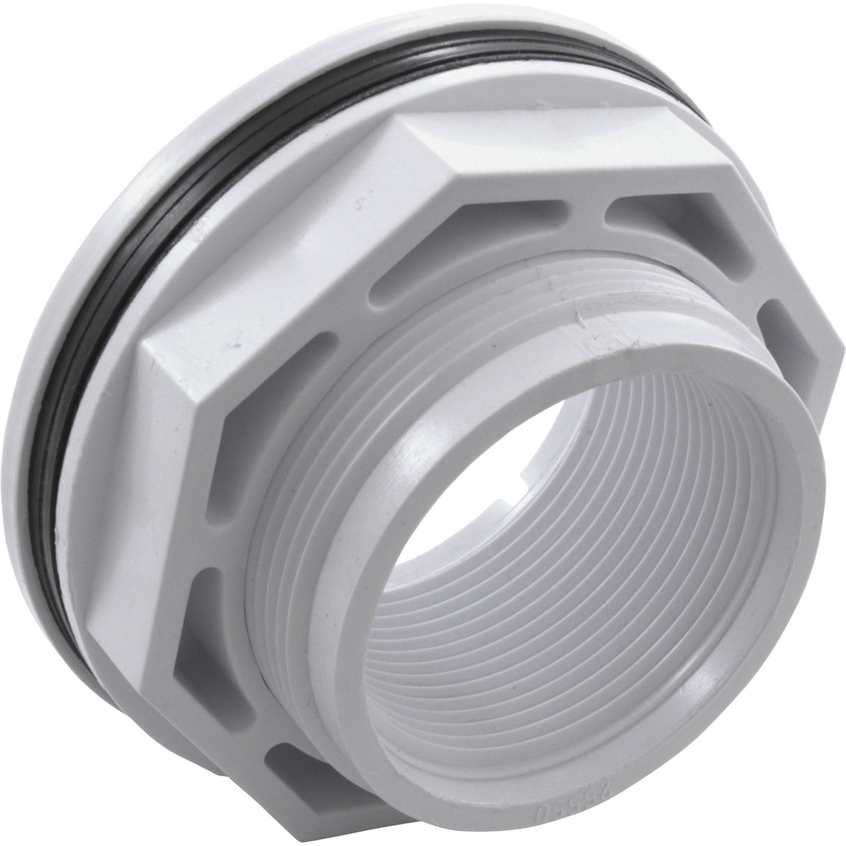Wall Fitting, CMP, 2-3/8"hs, 1-1/2"fpt, 3-1/2"fd, w/Nut, Wht : 25550-000-000