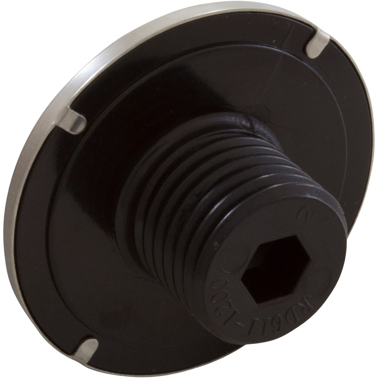 Jet Internal, Large Face, Directional, Black, SS, S03 : RD611-1020-S03 - Rising Dragon - RD611-1020-S03 - PartsForSpas.com