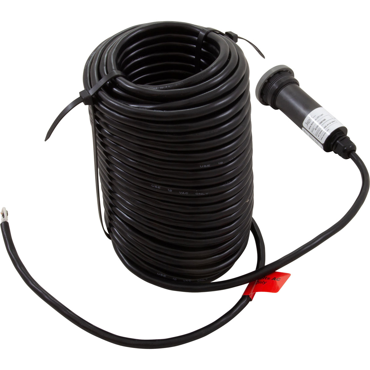 Pool Light, Jandy Nicheless White LED, 12v, 12w, 100ft Cord : JLUW12W100