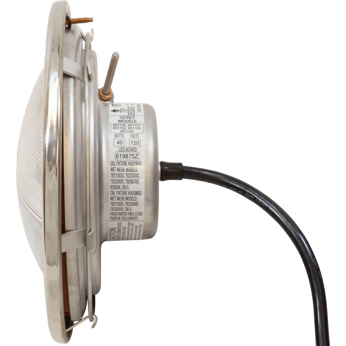 Pool Light, Pentair IntelliBrite 5g White LED, 115v, 30ft Cord : 601100