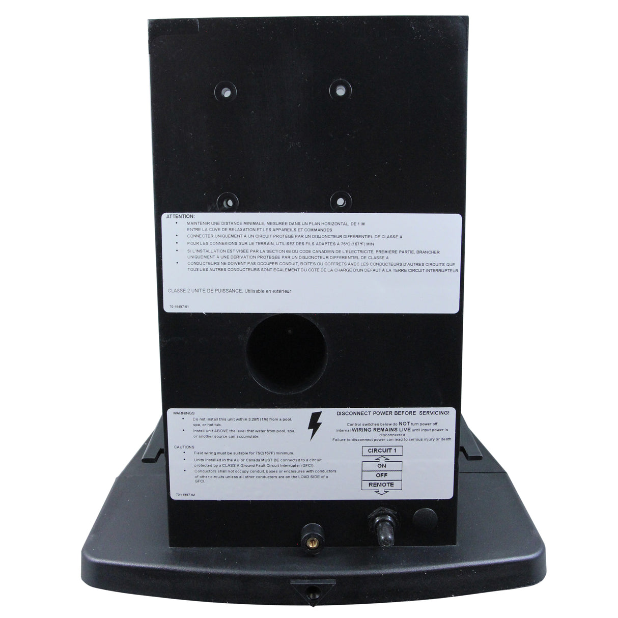 Transformer, SR Smith Power Tower, 60W, w/ Wireless Remote : PT-6001 - SR Smith - 840671134976 - PartsForSpas.com