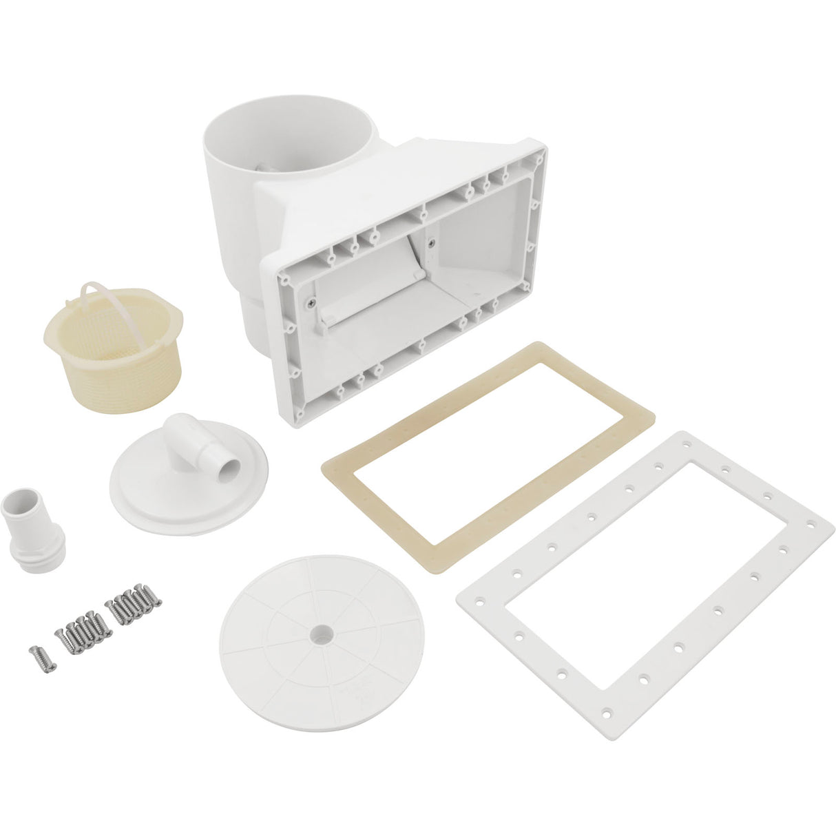 Flo-Pro II Widemouth Sk Short Throat-White : 560-C3A60L - Waterway Plastics - 560-C3A60L - PartsForSpas.com