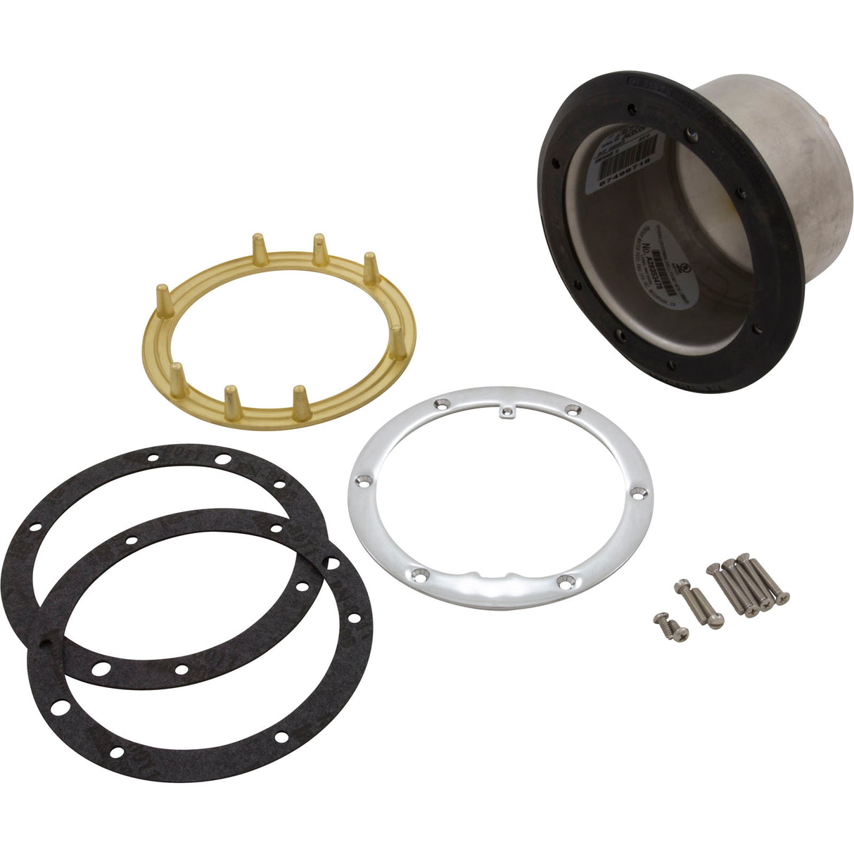 Light Niche, Pentair, 3/4" Rear Hub, SS, Kit, Non-Concrete : 78242200