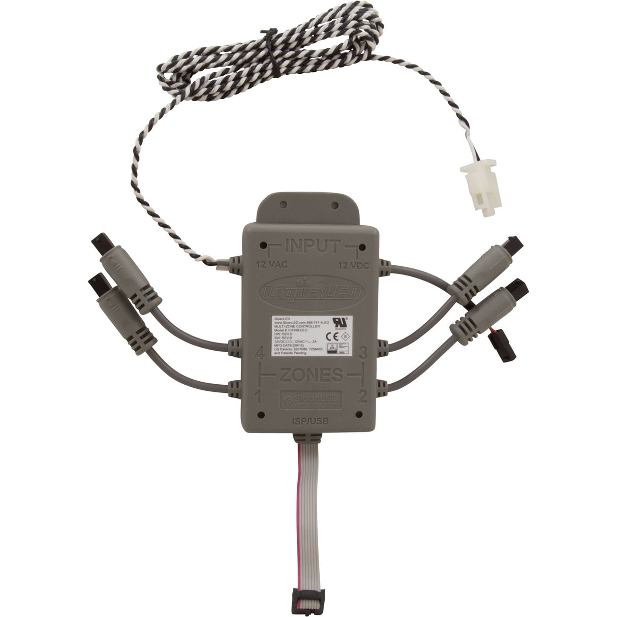 Light Controller, Sloan LED, LiquaLED Mulit-Zone, 12v, 100 POL : 701898-DLO