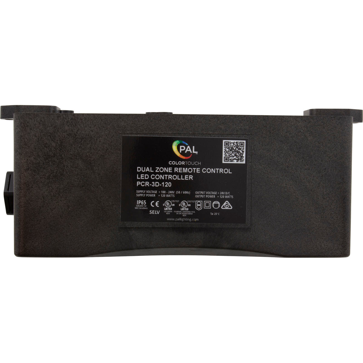 PAL 120W Multi Color Dual Zone Rem Ctrl Transformer 24VDC : 64-PCR-3D-120