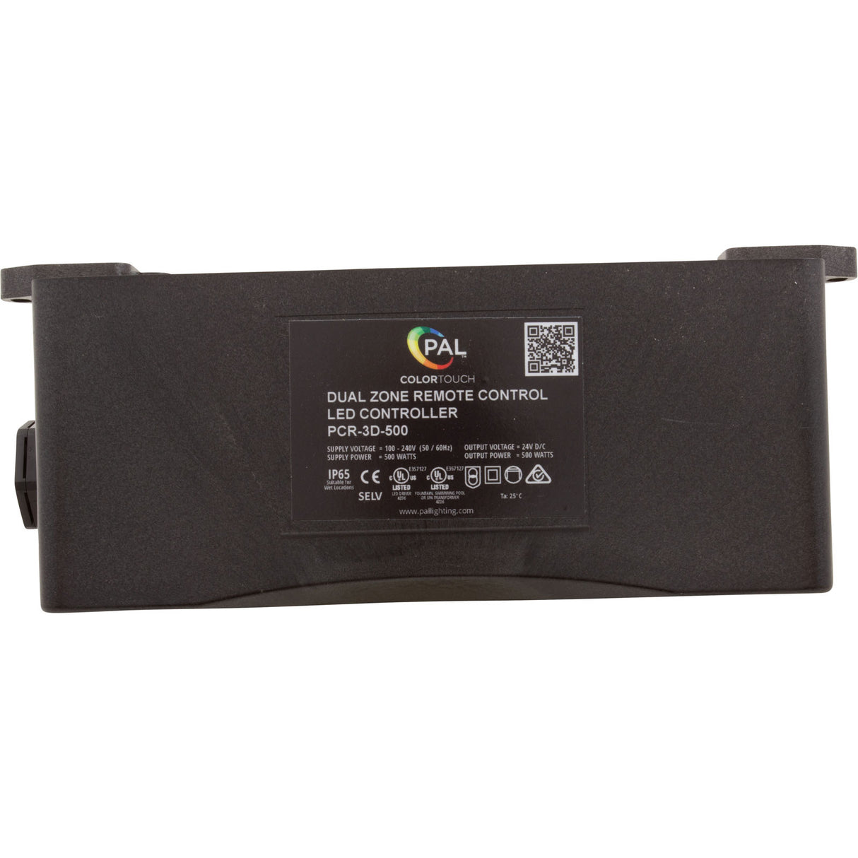 PAL 500W Multi Color Dual Zone Remote Ctrl Transformer 24VDC : 64-PCR-3D-500