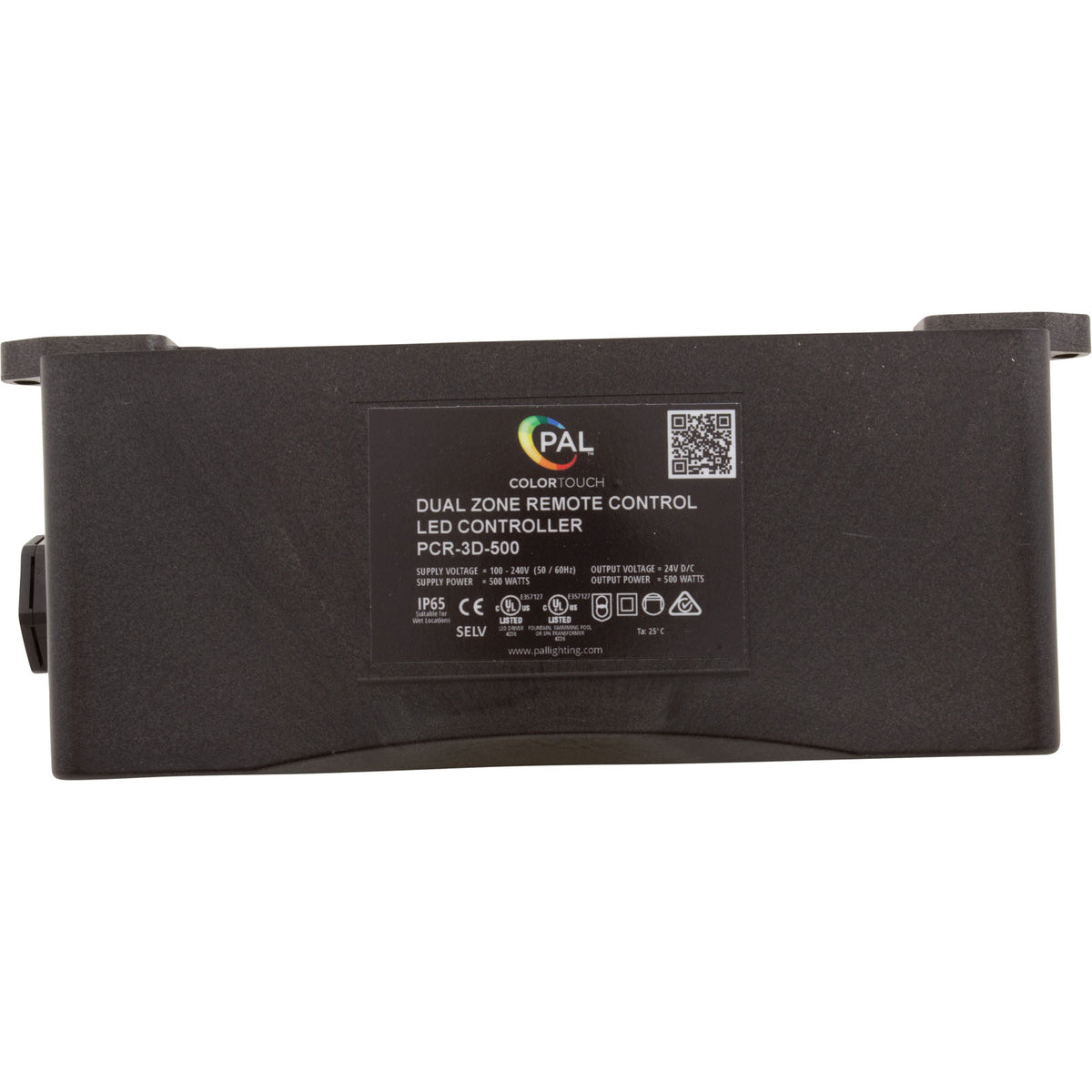 PAL 500W Multi Color Dual Zone Remote Ctrl Transformer 24VDC : 64-PCR-3D-500