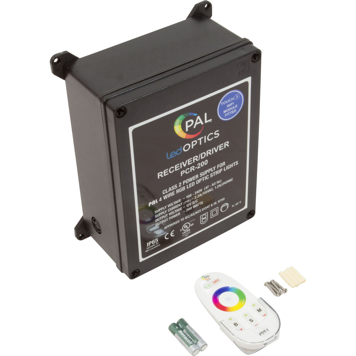 LED Receiver/Driver, PAL PCR-300, WiFi, Cloning, 200W, w/Remote : 42-PCR-300UW-CL