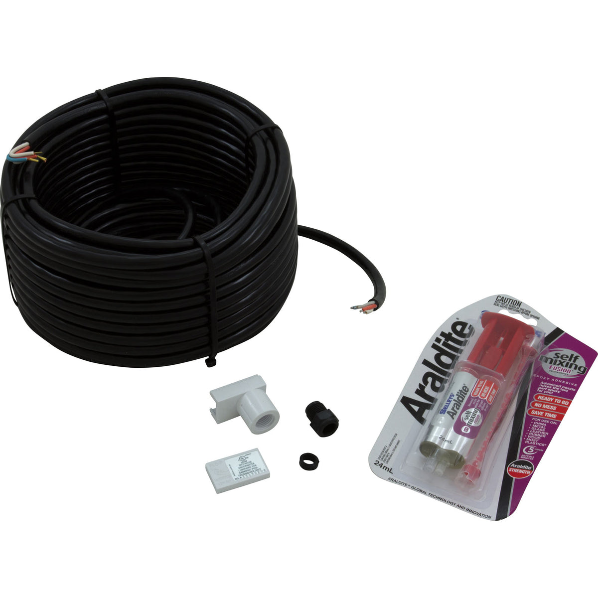 Supply Cable, Perimeter, PAL LED OPTIC, 79ft, w/Strain Relief : 42-PLO-P-KIT