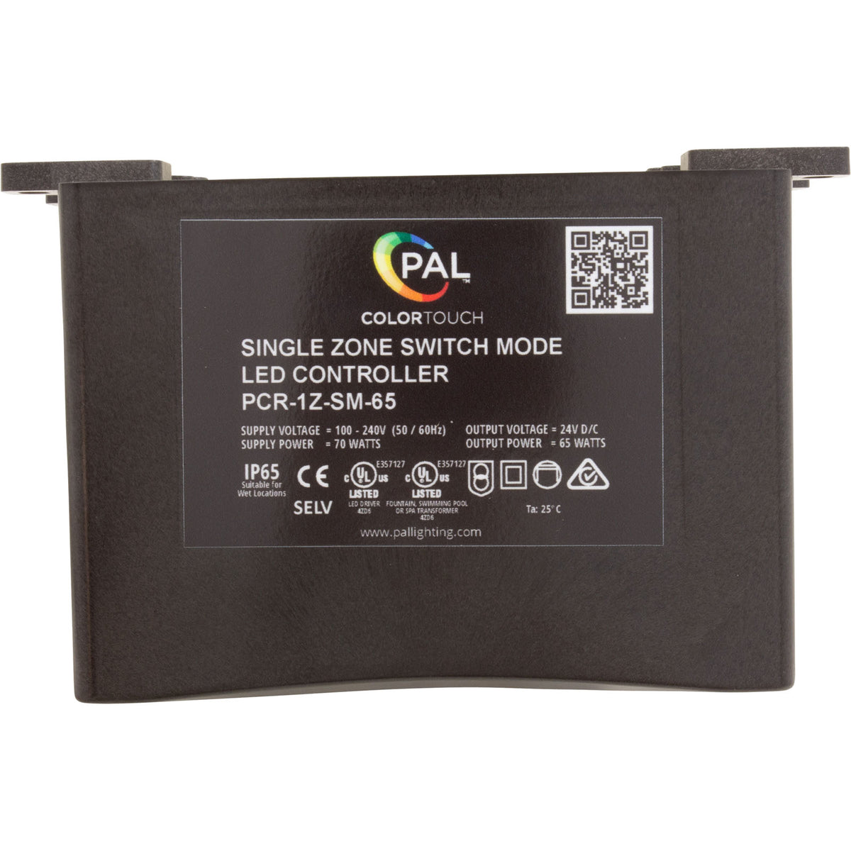PAL 65W MuliColor Sgl Zone Switch Mode Control Xformer 24VDC : 64-PCR-1Z-SM-65