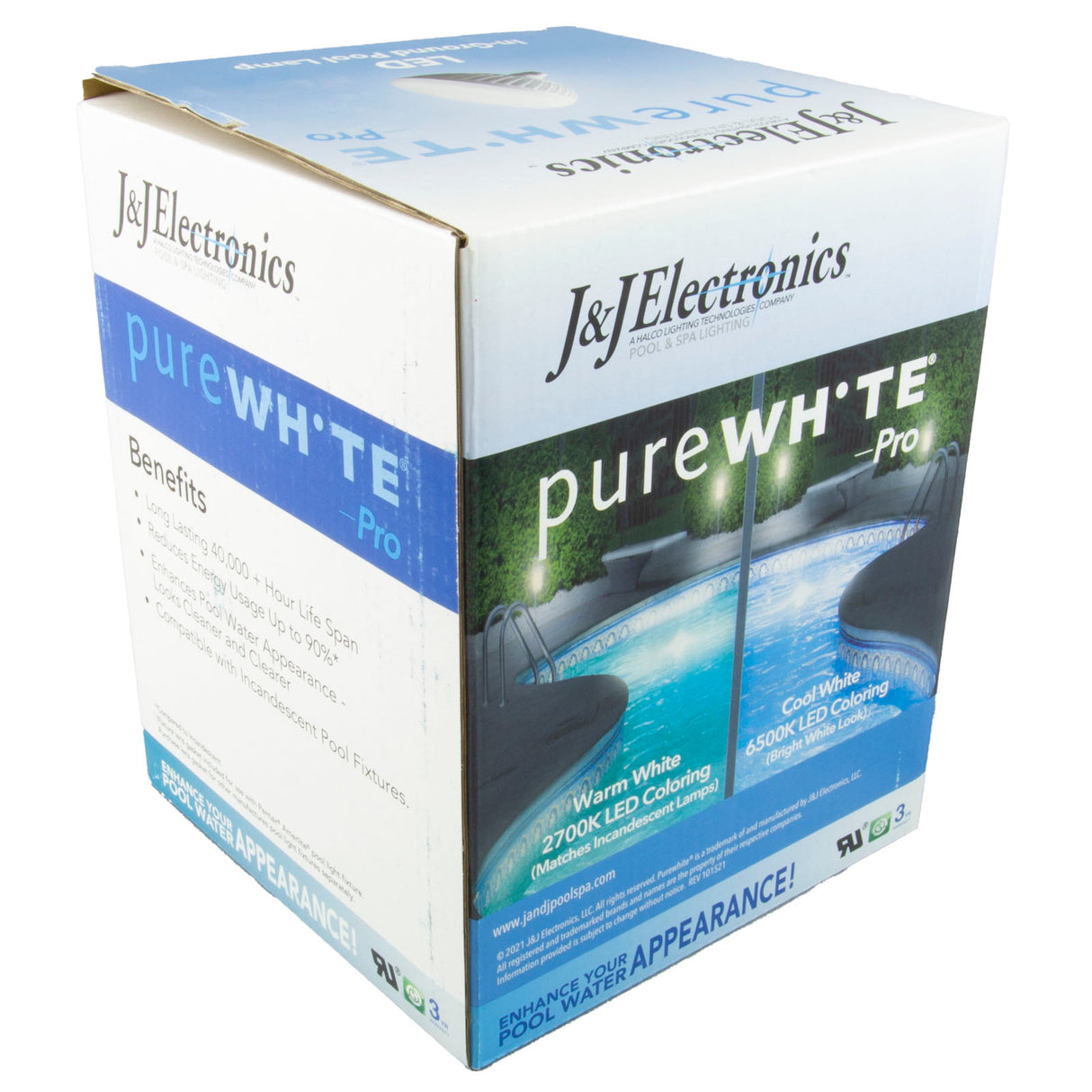 Repl Bulb, PureWhite Pro, LED, Warm White, 12v, 28W, 300/400W Eq : LPL-PR2-WW-12