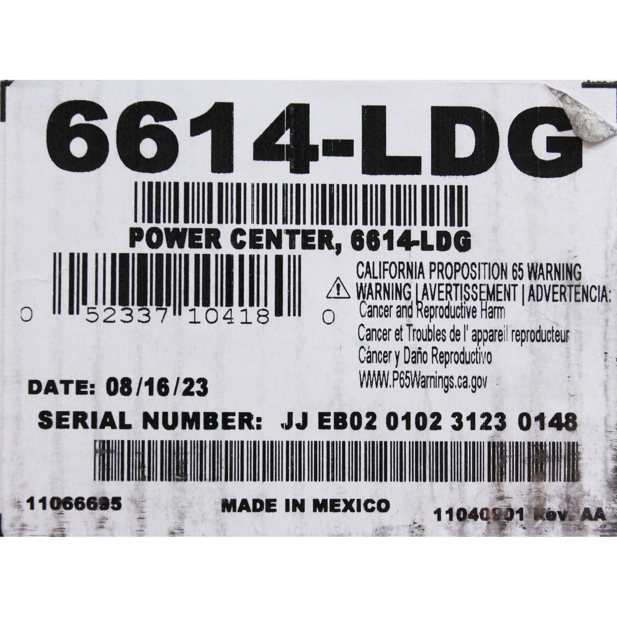 Power Center, Jandy AquaLink RS, w/ Sub-Panel, Gray : 6614-LDG