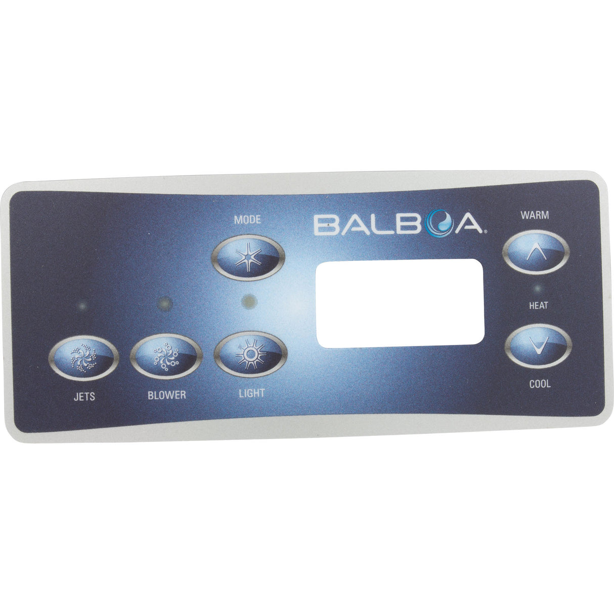 Overlay, BWG Std Digital, Jacuzzi F108/109, Jet/Blower/Light : 10328