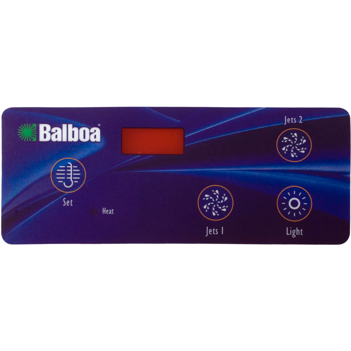 Overlay, Balboa Water Group Duplex Digital, 2 Jet/Light, LED : 10418