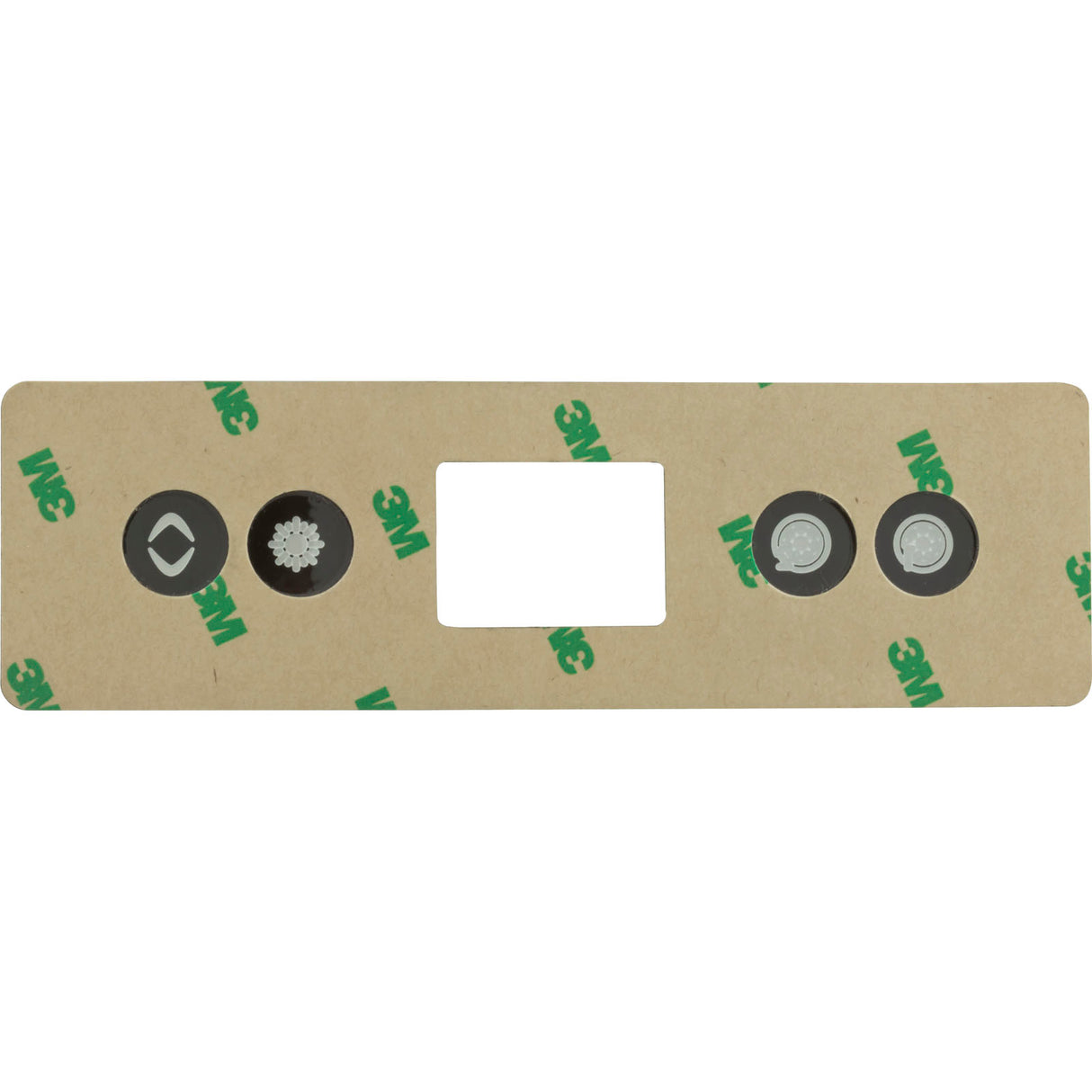 Overlay, Gecko In.k300, 4 Btn, P1, P2, Light, Temp : 9916-101500