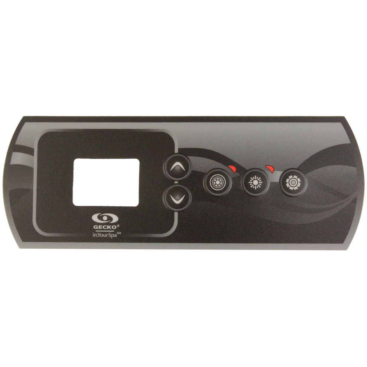 Overlay, Gecko in.k336, Up, Down, Pump1, Light, Program : 9916-101749 - Gecko - 9916-101749 - PartsForSpas.com