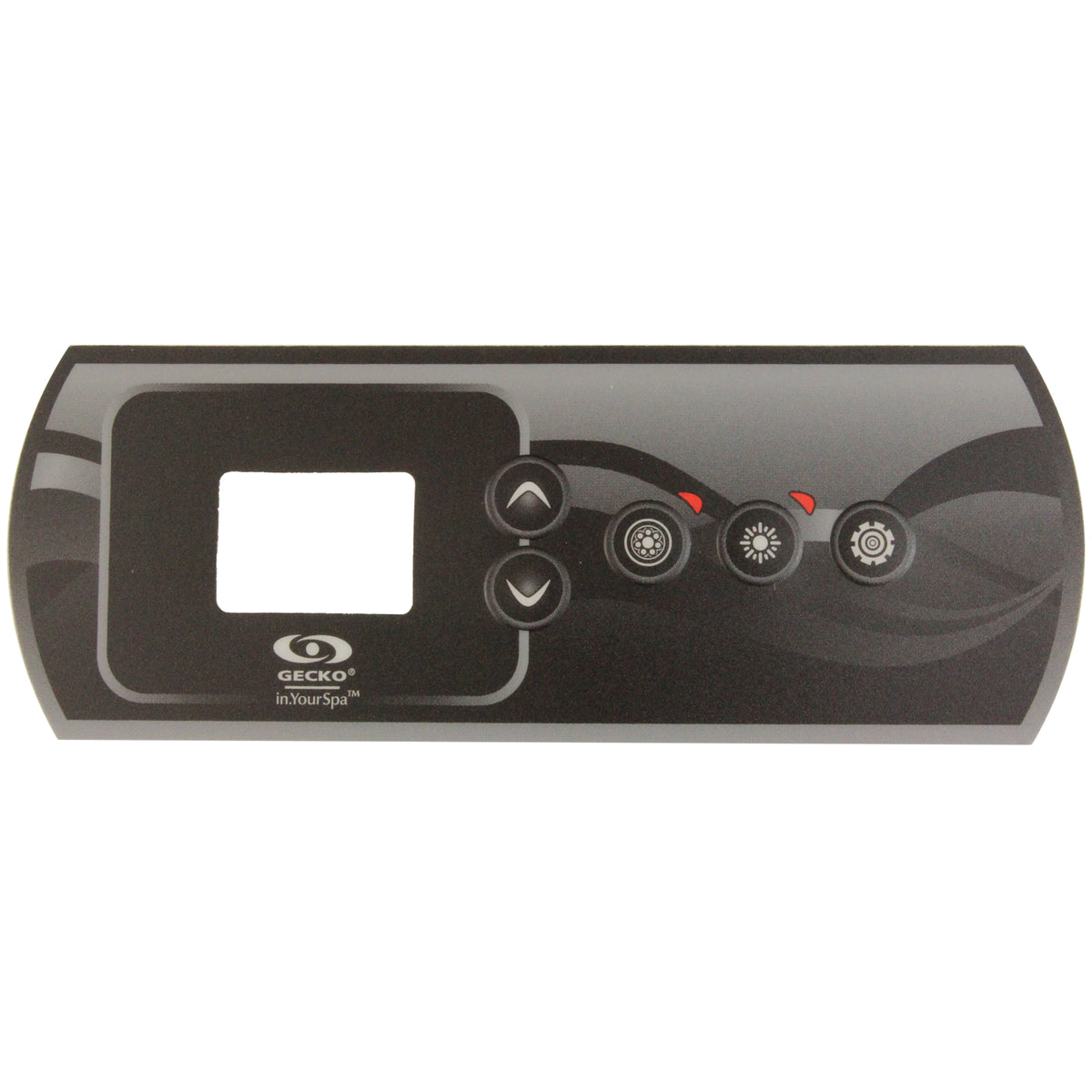 Overlay, Gecko in.k336, Up, Down, Pump1, Light, Program : 9916-101749