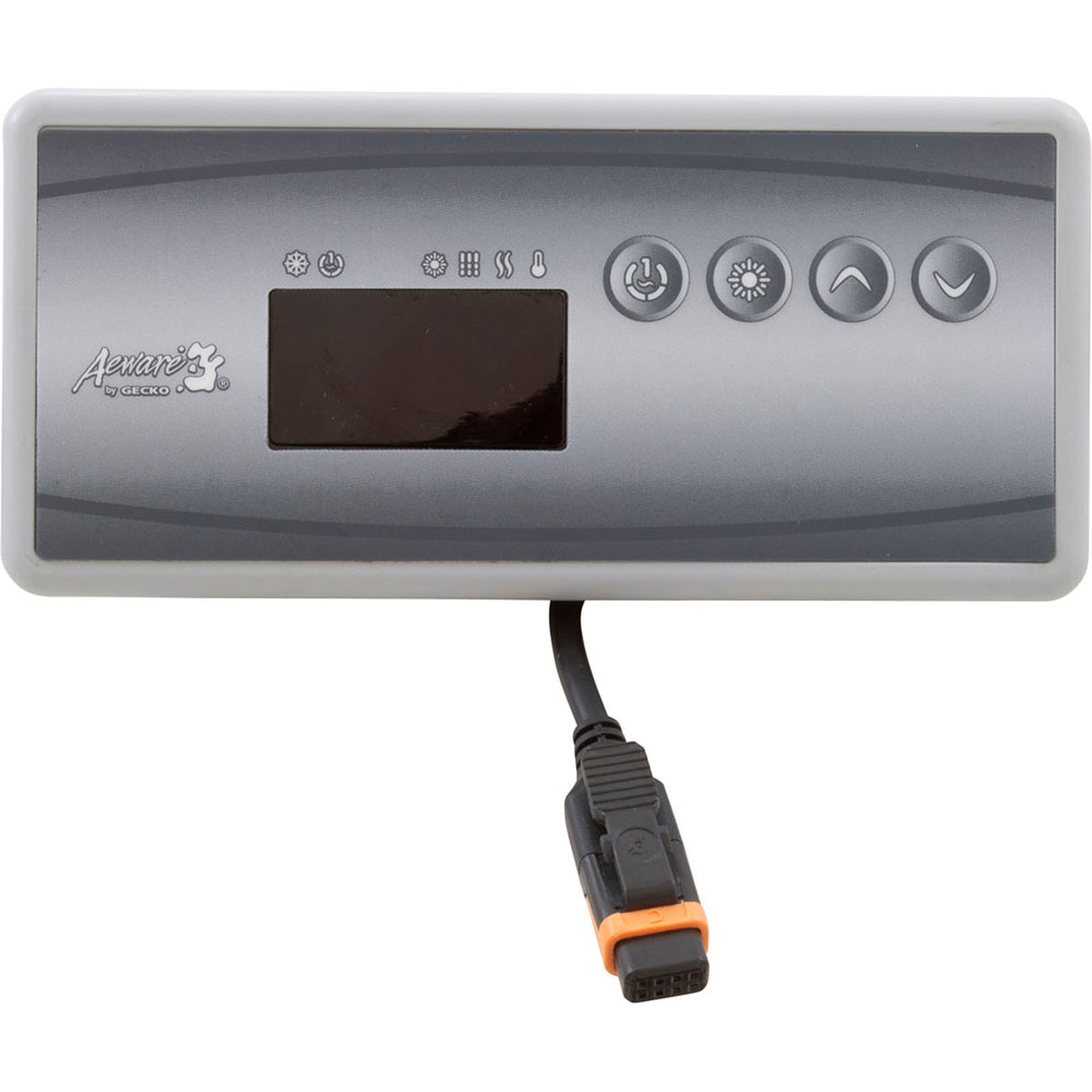 Overlay, Gecko in.k19, 4 Button, P1, Lt, Temp Up, Temp Down : 80-0236A