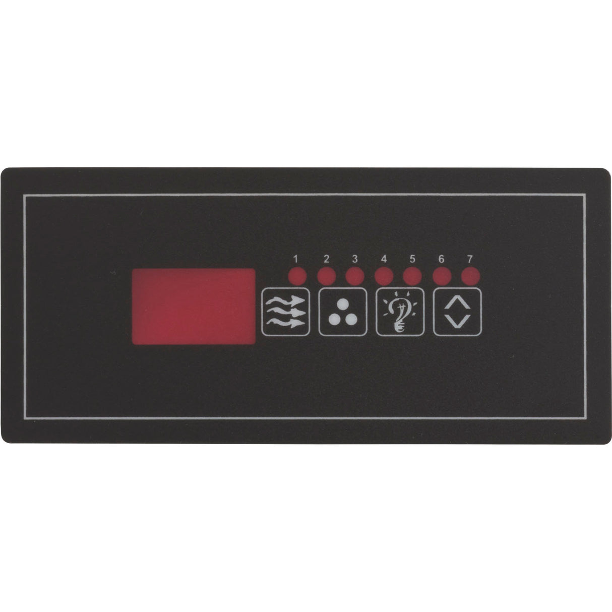 Overlay, HydroQuip Eco 6, Pump 1, Light, Aux, Small Rec : 80-0208-K
