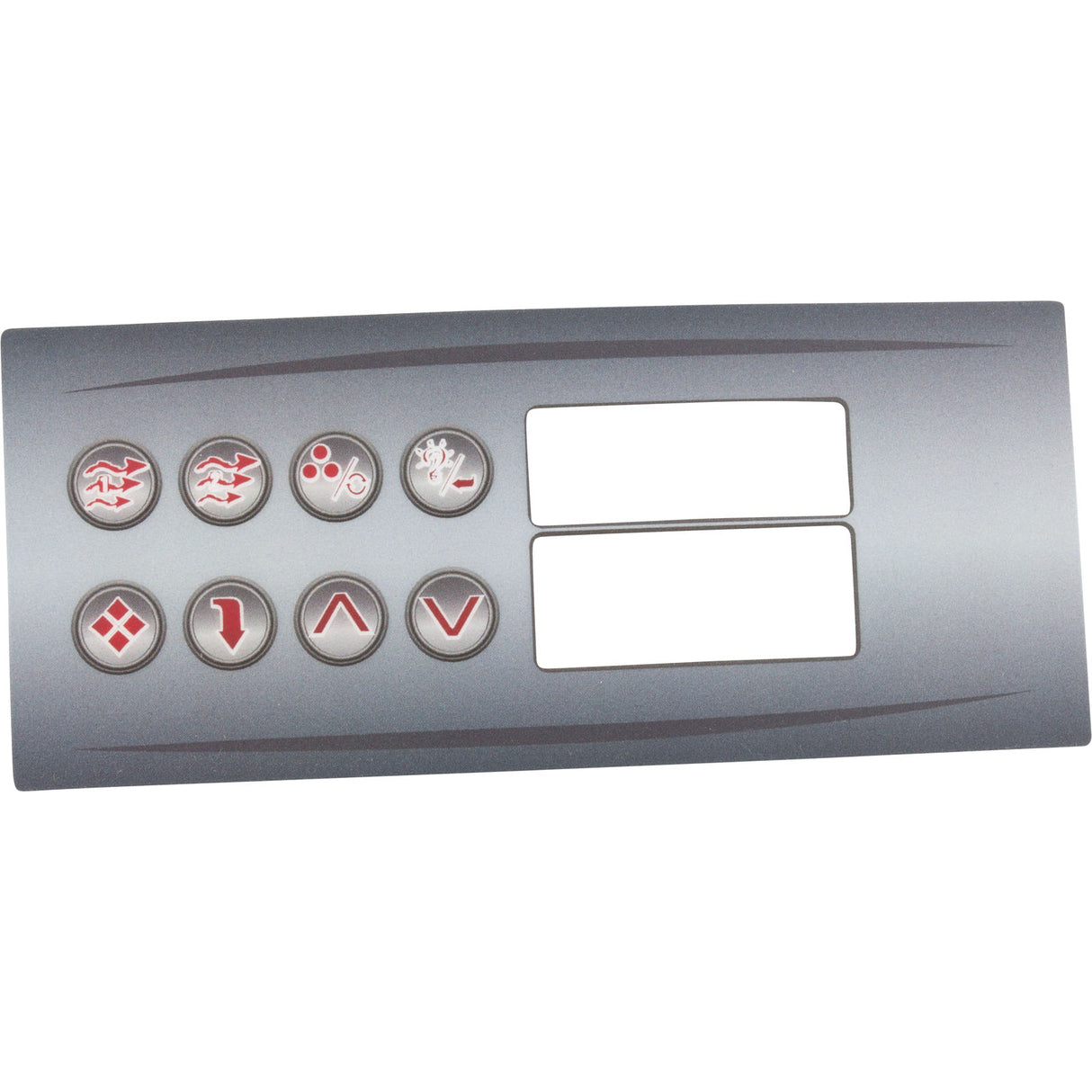 Overlay, HydroQuip HT2, 8 Button, Large Rec : 80-0211