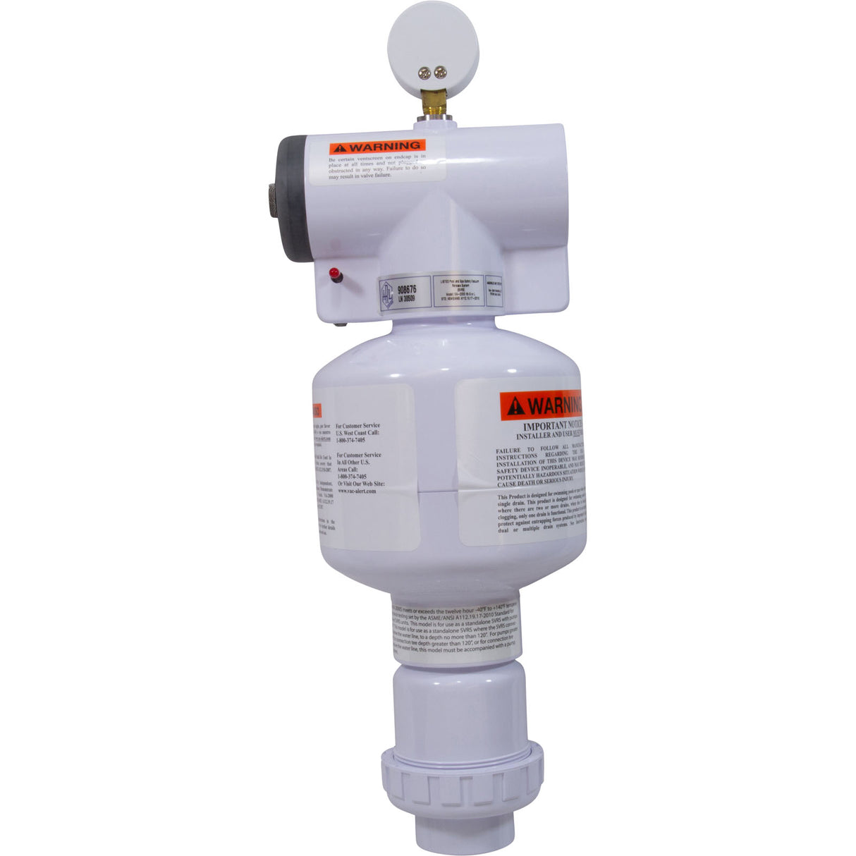 Vacuum Release, Vac-Alert, Underwater VA-2000S : VAI-42-101 - Vac-Alert of California - VAI-42-101 - PartsForSpas.com