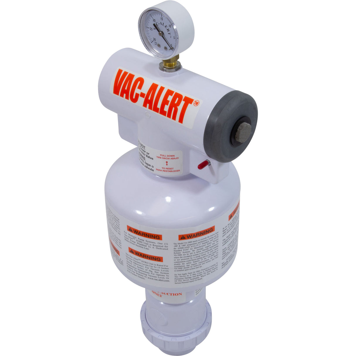Vacuum Release, Vac-Alert, Underwater VA-2000S : VAI-42-101 - Vac-Alert of California - VAI-42-101 - PartsForSpas.com