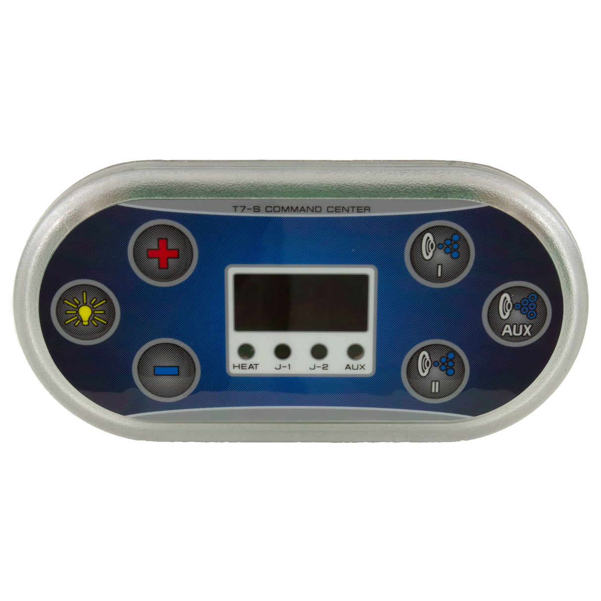 Topside, United Spa Controls T7-S, 6 Button, P1, P2, Aux, Lt : EL117S