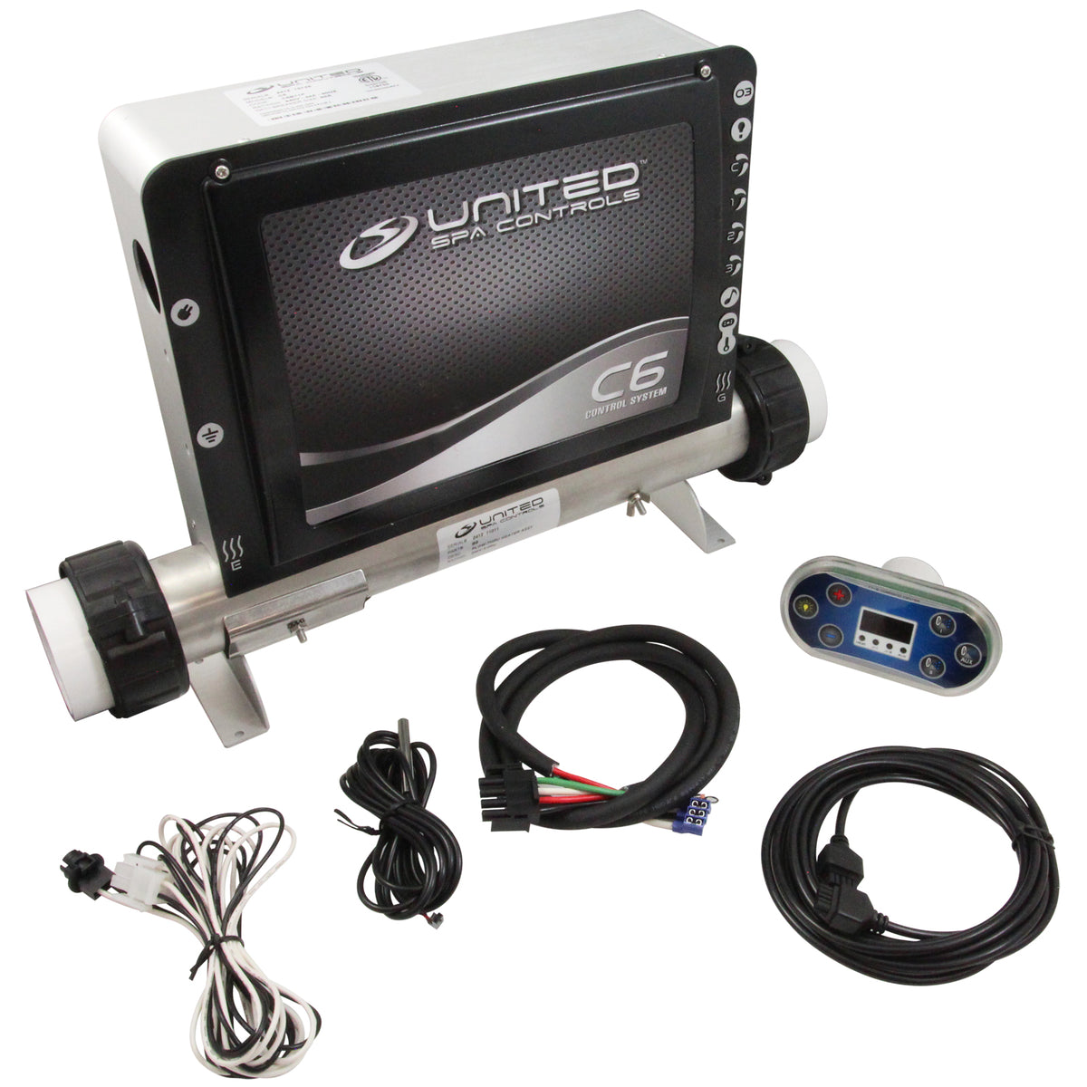 Control, United Spa Controls C5B, 4kW, w/T7S, Pressure Switch : CB117P - United Spa Controls - CB117P - PartsForSpas.com