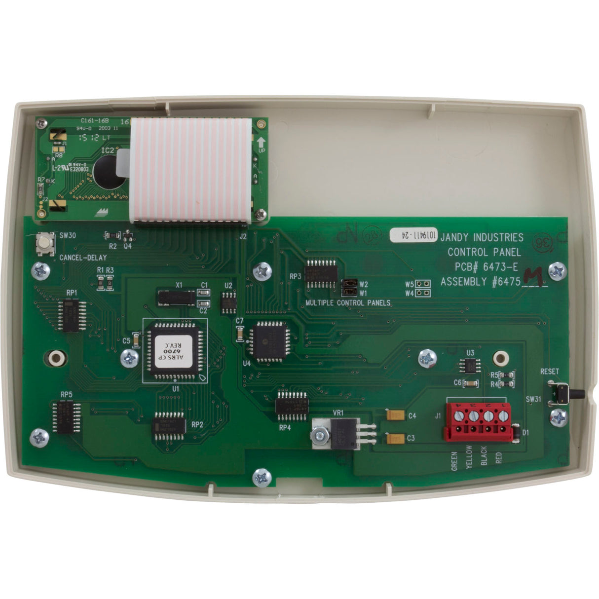 Control Panel, Jandy AquaLink RS All Button, 8 Function, P & S : 6886