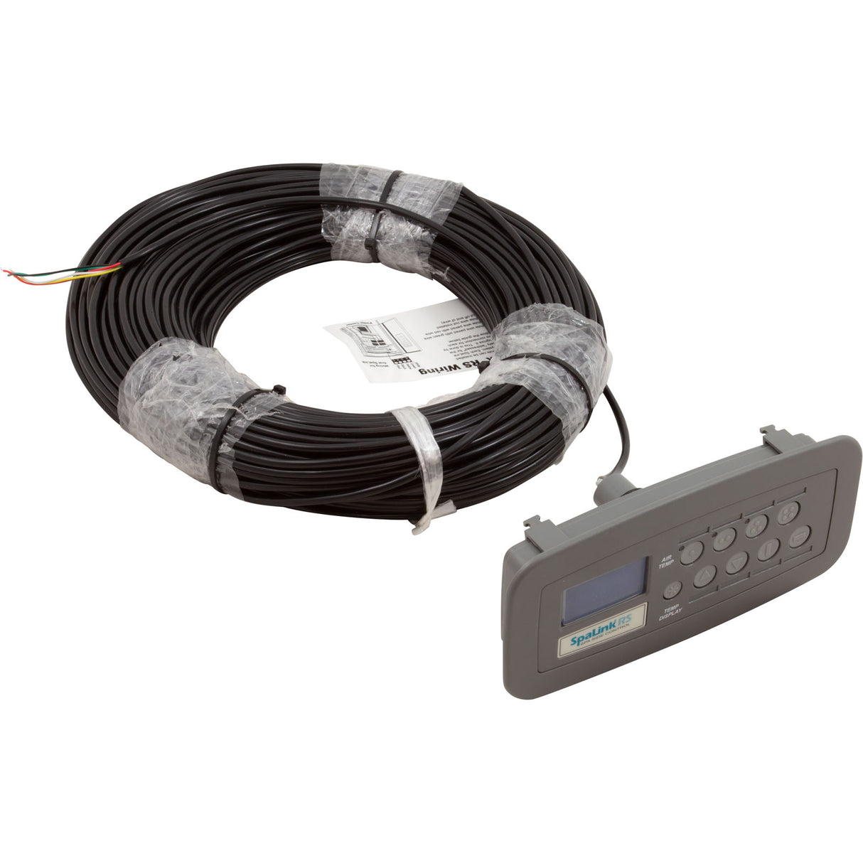 Control Panel, Jandy SpaLink RS, 8 Function, w/Frame, Gry, 200' : 7890