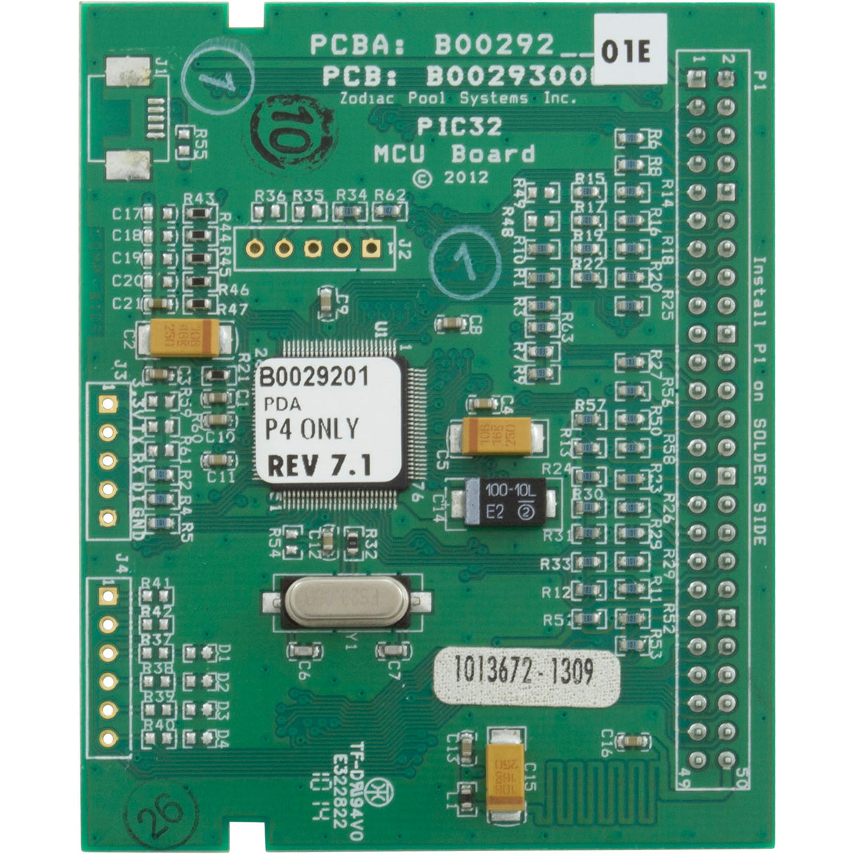 PCB & Firmware, Zodiac, JPS, AquaLink PDA, 4 Pool/Spa Only : R0586100