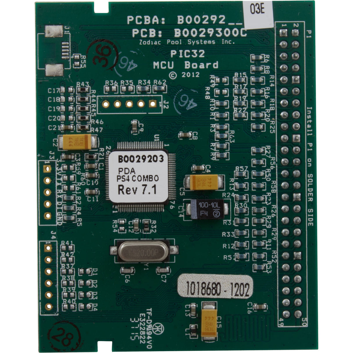 PCB & Firmware, Zodiac, JPS, AquaLink PDA, 4 Pool/Spa Combo : R0586102