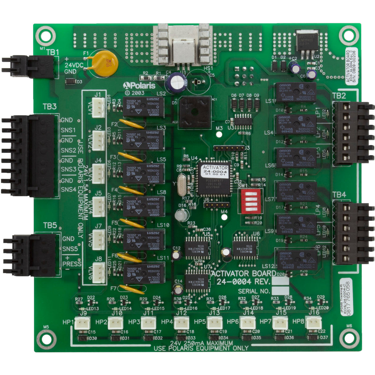 Activator Board, Zodiac Jandy EOS : E12