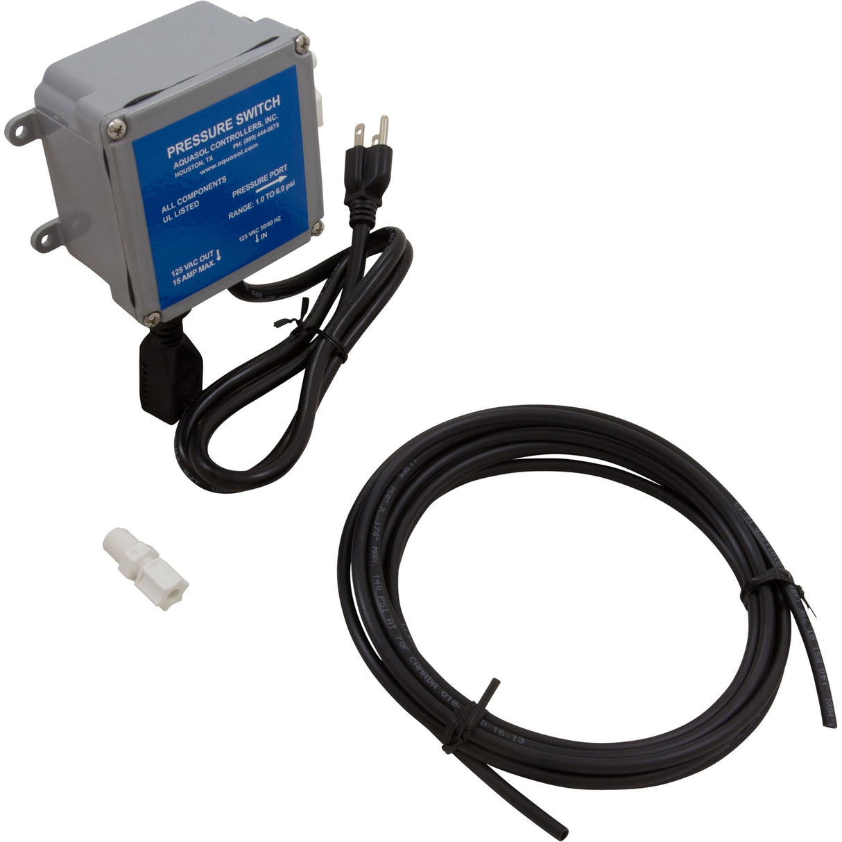 Safety Pressure Switch, Aquasol, 1-6 psi : M011 - Aquasol - M011 - PartsForSpas.com