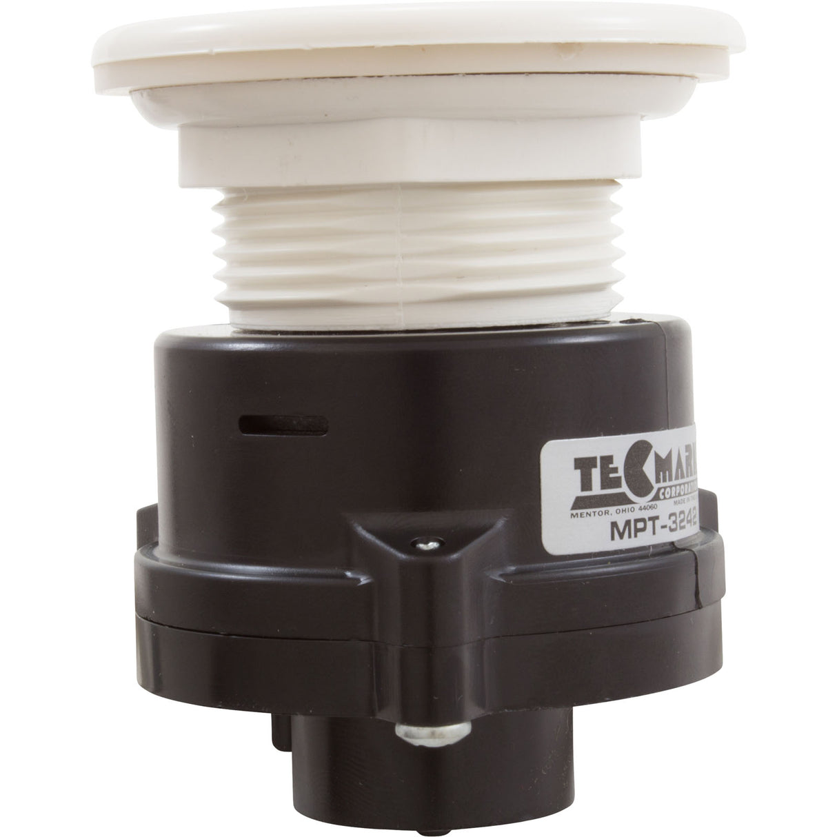 Air Button, TDI 3242, Flush, 1-5/8"hs, 2-9/16"fd, White : MPT-01010-3242