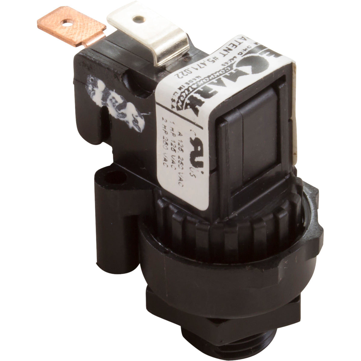 Air Switch, Tecmark TBS 310A, SPST, 25A, Latching : TBS310A