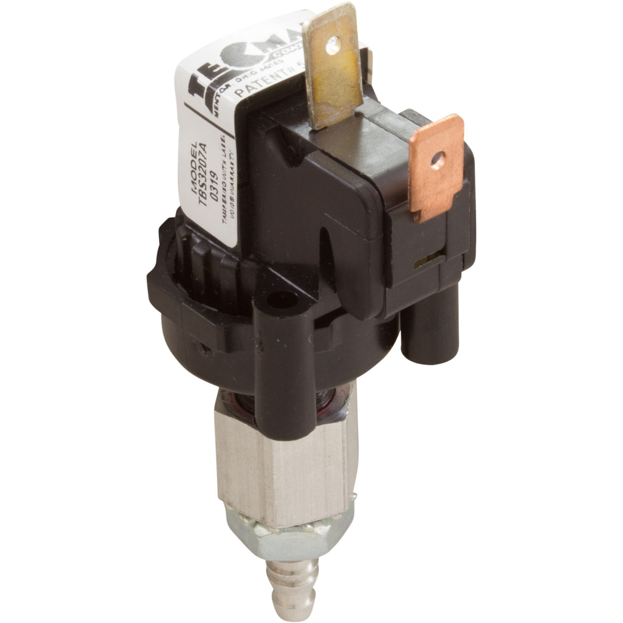 Air Switch, Tecmark, SPNO, 25 Amp, Latching, Center Spout : TBS3207A - Tecmark - TBS3207A - PartsForSpas.com