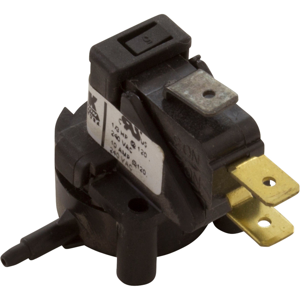 Air Switch, Tecmark, SPDT, 10 Amp, Latching, Side Spout : TBS411A - Tecmark - TBS411A - PartsForSpas.com