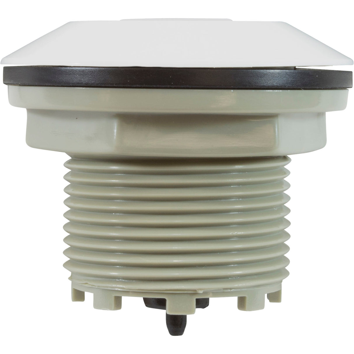 Air Button, Presair, Flush, 1-3/4"hs, 2-5/8"fd, White : B225WF