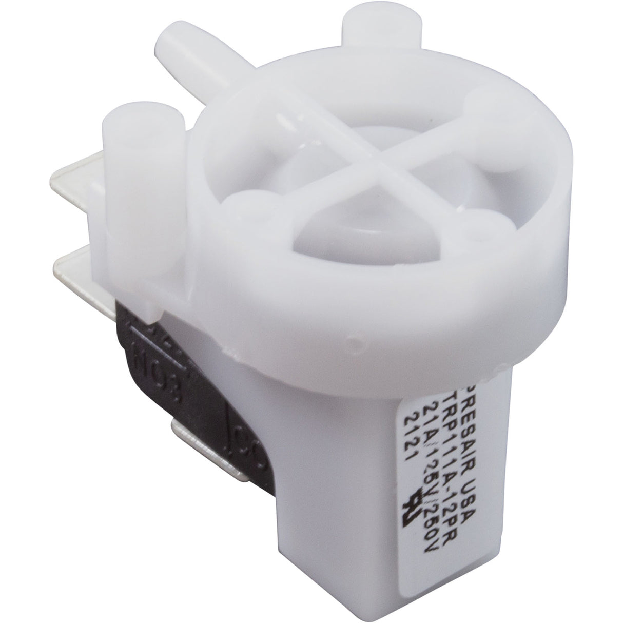 Pressure Switch, Tinytrol, SPDT, 21A Radial Mt, Sd Spout, 12psi : TRP111A-12PR - Pres:Air:Trol - TRP111A-12PR - PartsForSpas.com