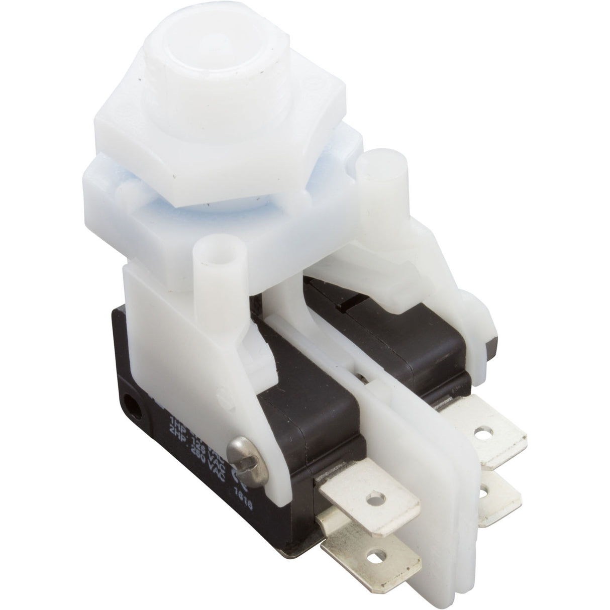 Air Switch, PresAir, DPDT, 9/16" Center Spout, 25A, Latching : TVA225B - Senasys - TVA225B - PartsForSpas.com
