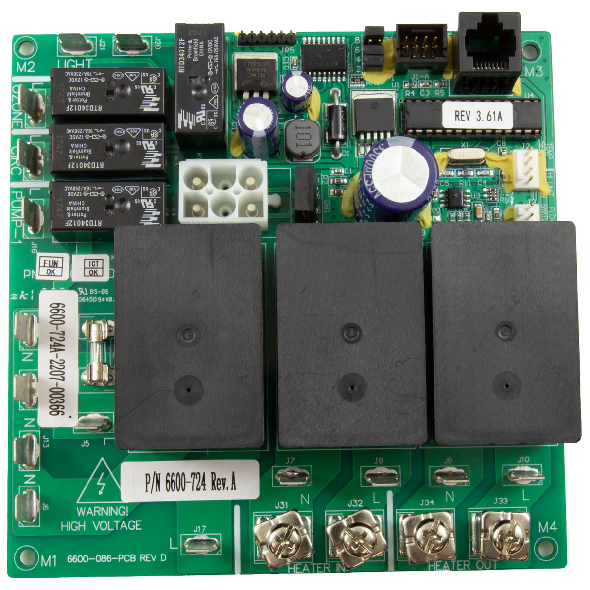 PCB, Sundance, LX-10, Circ Pump : 6600-724