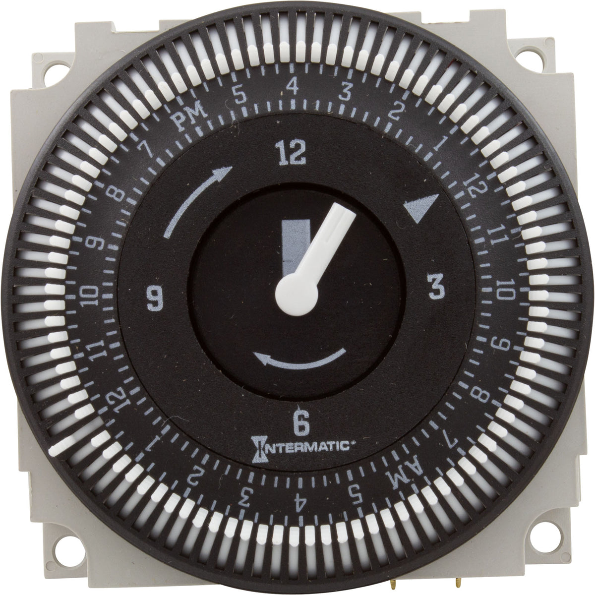 Timer, Grasslin, SPDT, Panel Mount, 115v, 24hr : FM/1 STUZ 120V