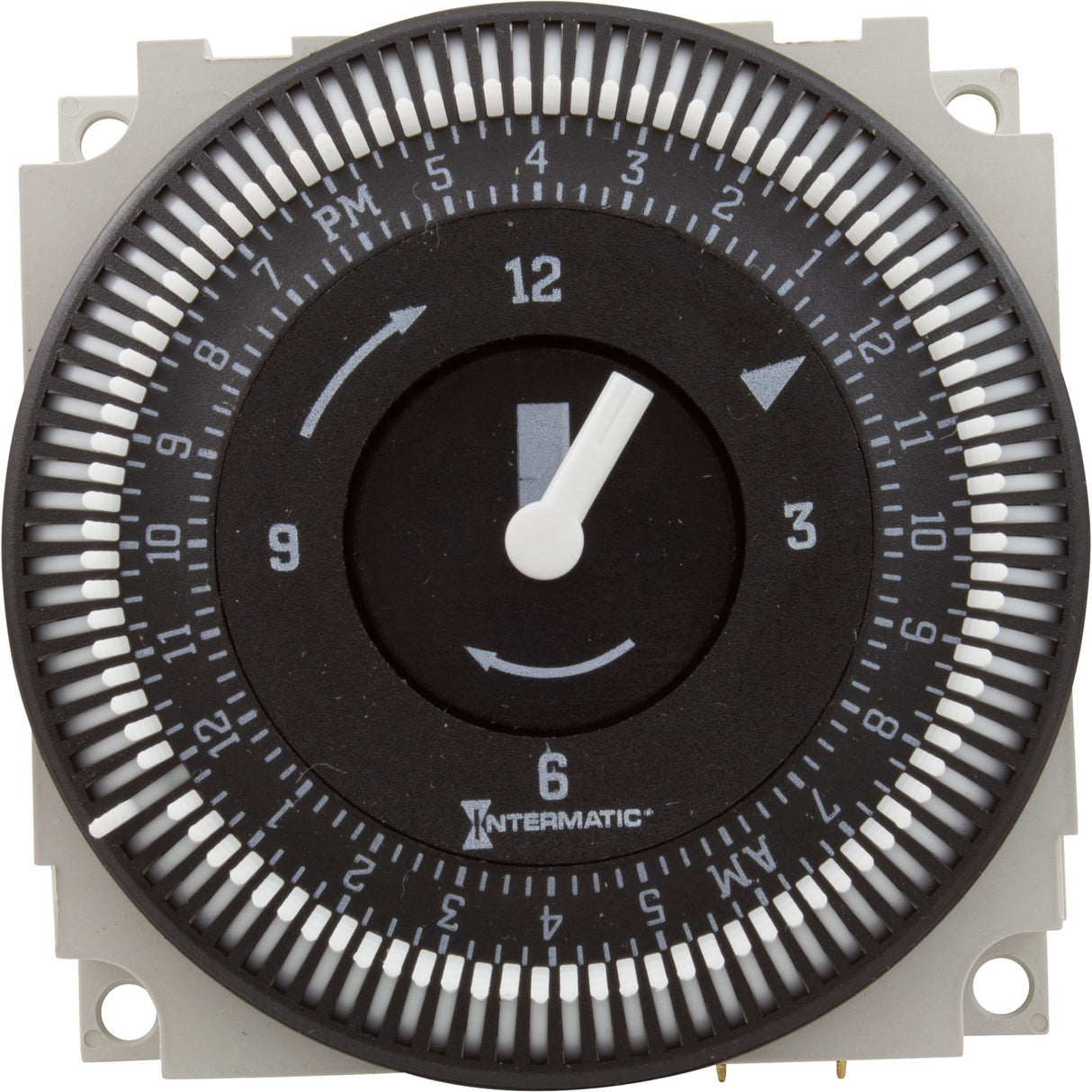 Timer, Grasslin, SPDT, Panel Mount, 115v, 24hr : FM/1 STUZ 120V