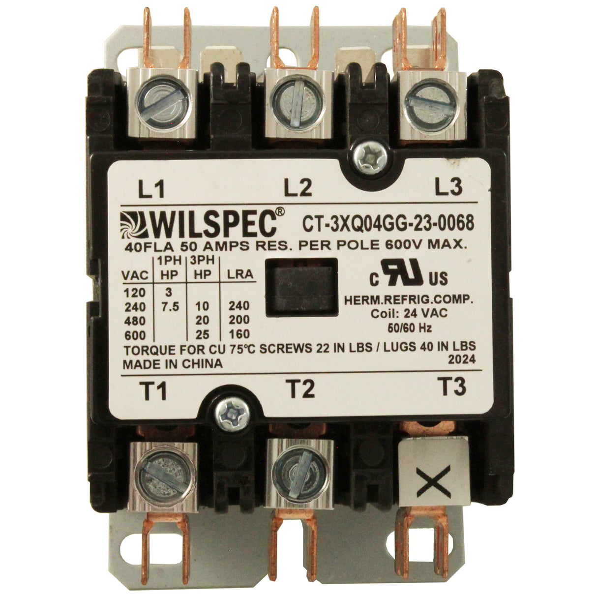 Contactor, Pentair UltraTemp, 3 Phase/1 Phase Post 2014 : 473778Z - Pentair - 788379913823 - PartsForSpas.com