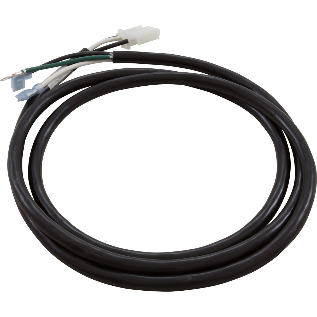 Cord, BWG, 14/3 x 60", White, Amp-4, Male, (G, B, W) : 21086