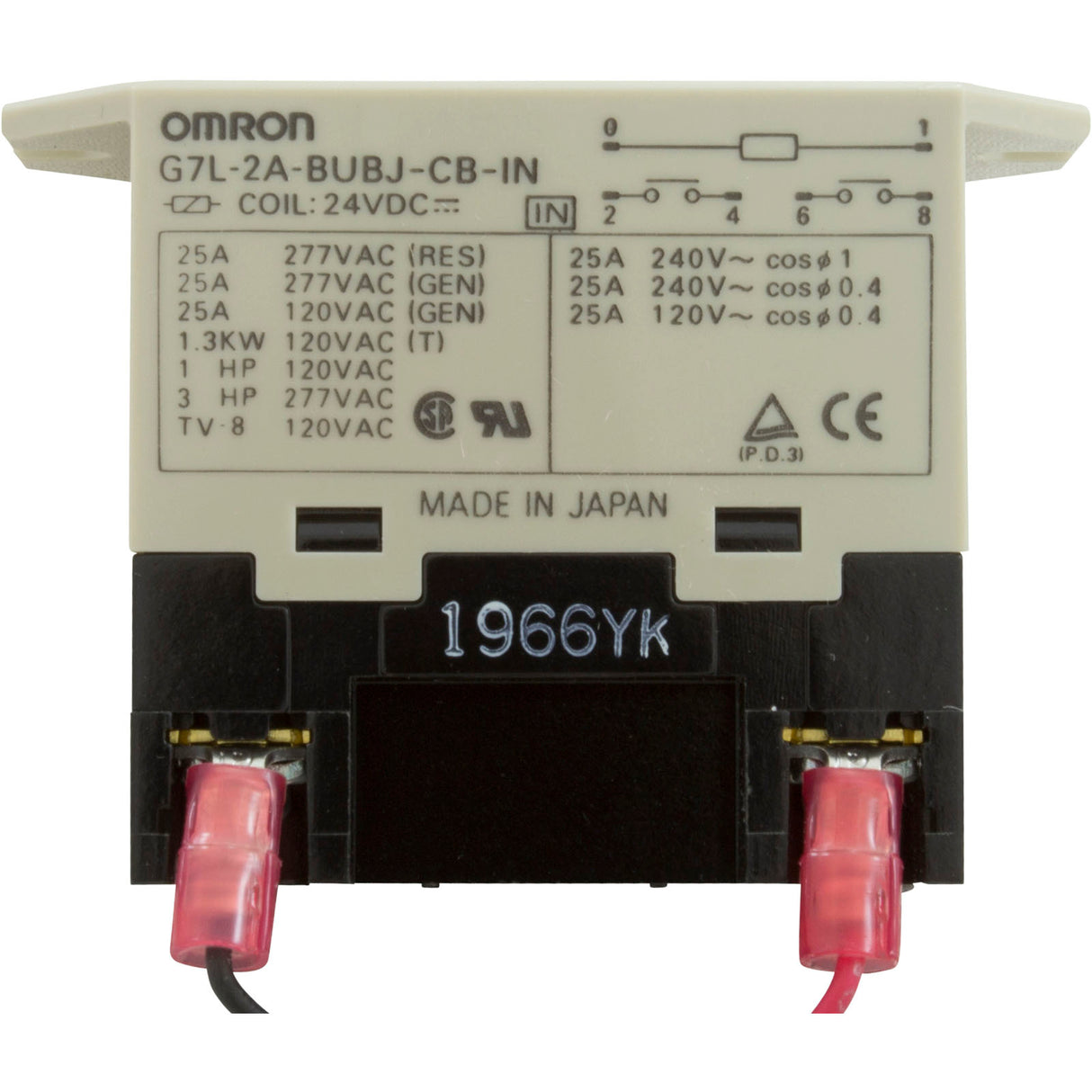 Relay, I-Wave/Mini-Wave, DPST, 24vdc : 143T145A